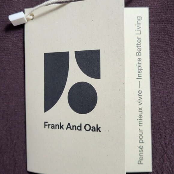 Frank And Oak Women's Blouse Size XS/XXS Short Sleeve Brown Fluid Camp Collar - Picture 6 of 10